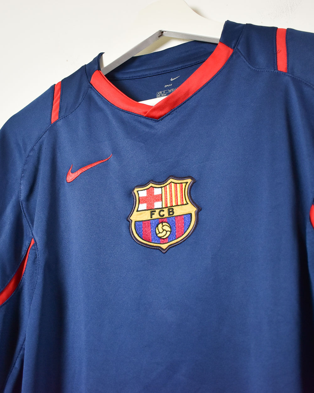 Navy Nike 2006/07 FC Barcelona Training Shirt - Small