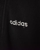 Black Adidas Zip-Through Fleece - Large