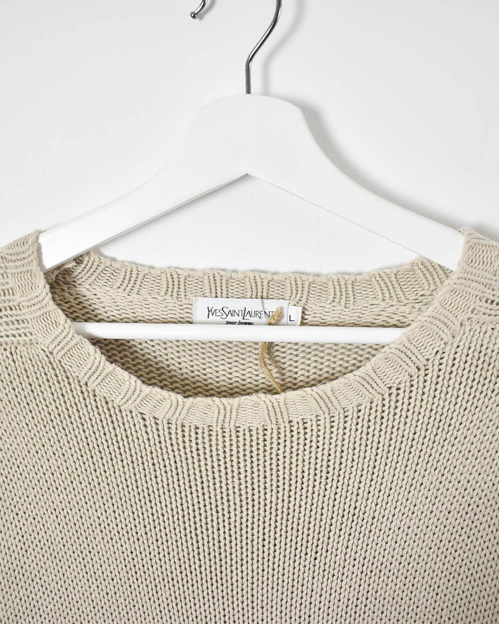 Yves Saint Laurent Knitted Sweatshirt - X-Large - Domno Vintage 90s, 80s, 00s Retro and Vintage Clothing 