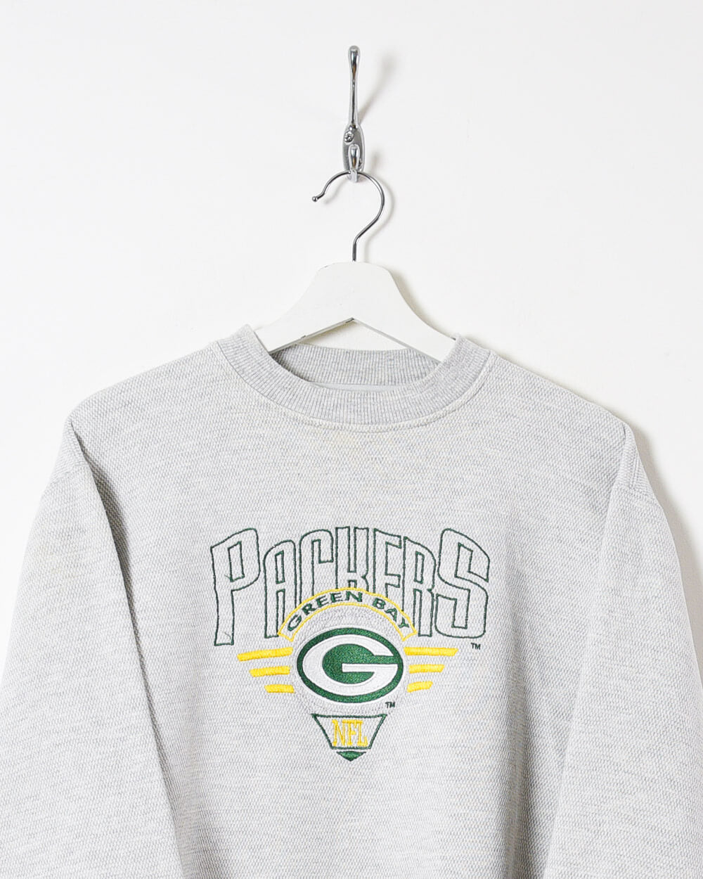 Logo 7 Green Bay Packers Sweatshirt - Medium - Domno Vintage 90s, 80s, 00s Retro and Vintage Clothing 