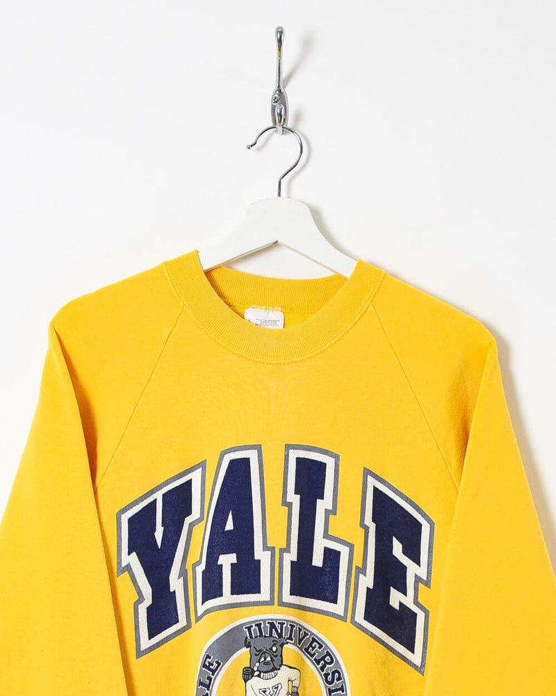 Vintage 00s Cotton Mix Yellow Screen Stars Yale University