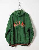 Starter University of Miami Hooded Winter Coat - Medium - Domno Vintage 90s, 80s, 00s Retro and Vintage Clothing 