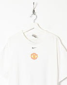 White Nike Manchester United Scholes T-Shirt - Large