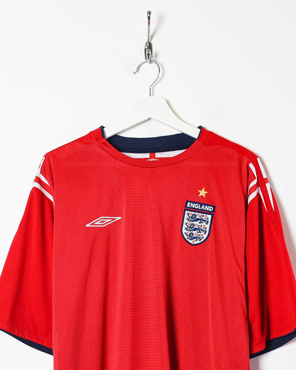 Red Umbro 2004/06 England Away Shirt - XX-Large