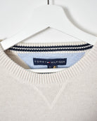 Tommy Hilfiger Knitted Sweatshirt - Large - Domno Vintage 90s, 80s, 00s Retro and Vintage Clothing 