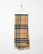 Neutral Burberry Cashmere Scarf