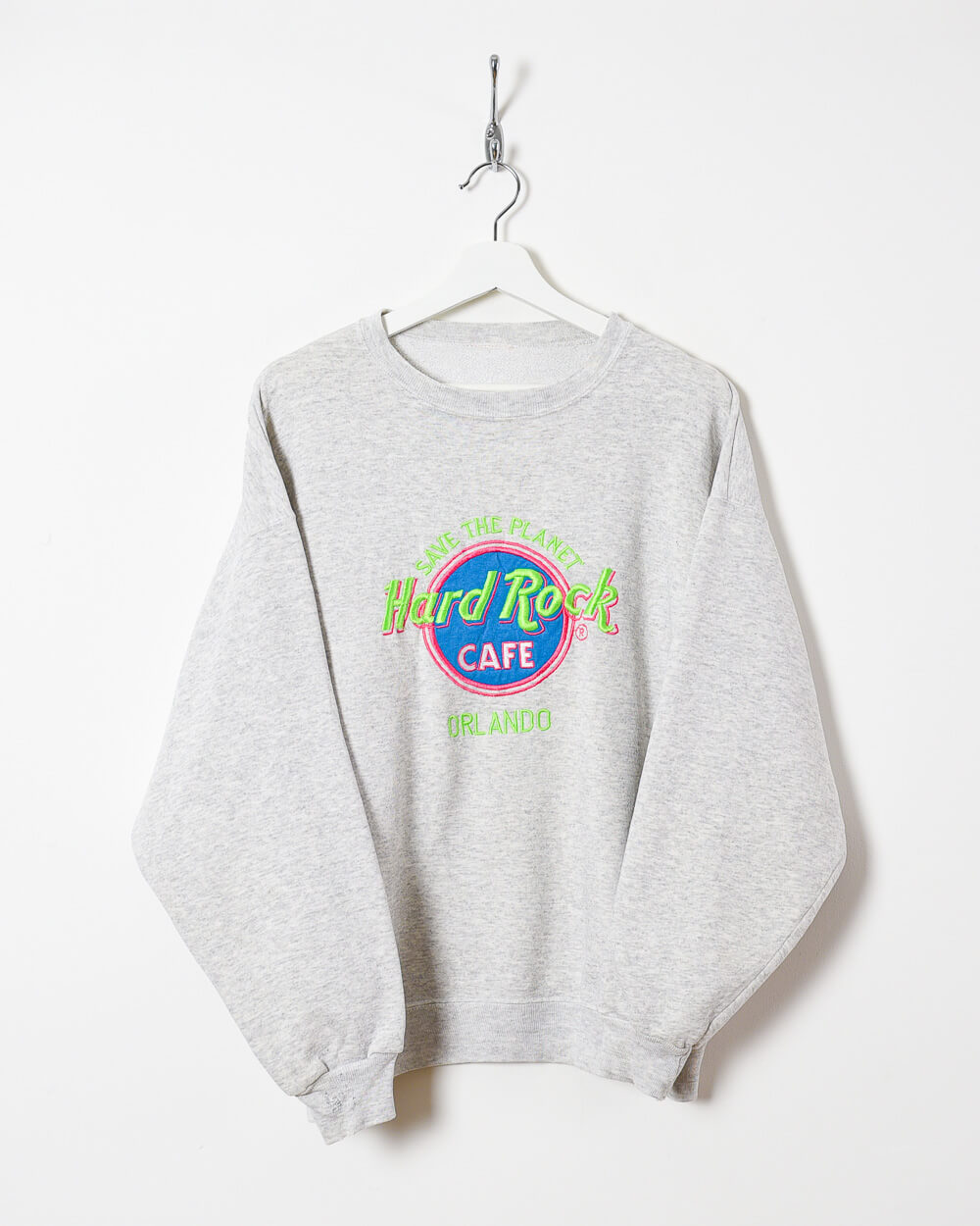 Hard Rock Café Save the Planet Orlando Sweatshirt - Medium - Domno Vintage 90s, 80s, 00s Retro and Vintage Clothing 