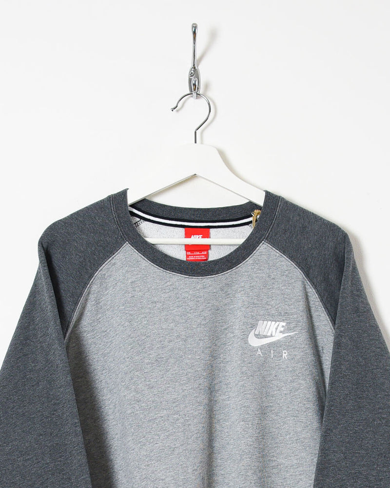 Vintage 10s+ Cotton Colour-Block Stone Nike Air Sweatshirt - X