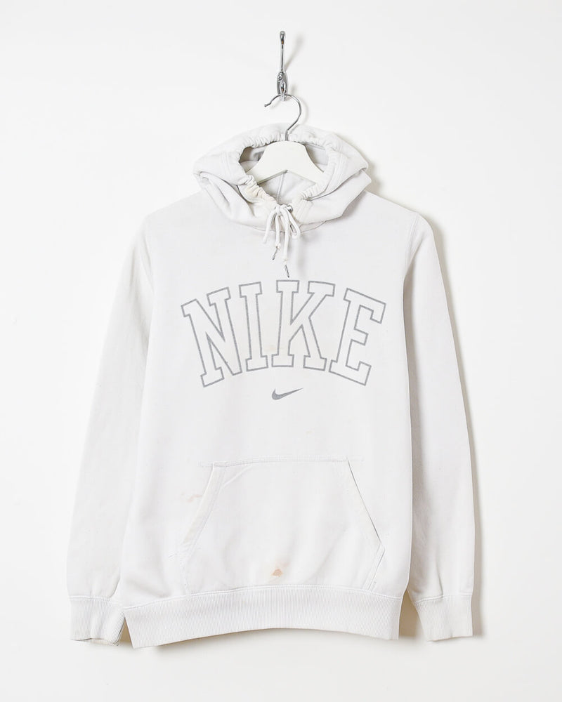 Vintage 00s Cotton White Nike Women's Hoodie - Large– Domno Vintage