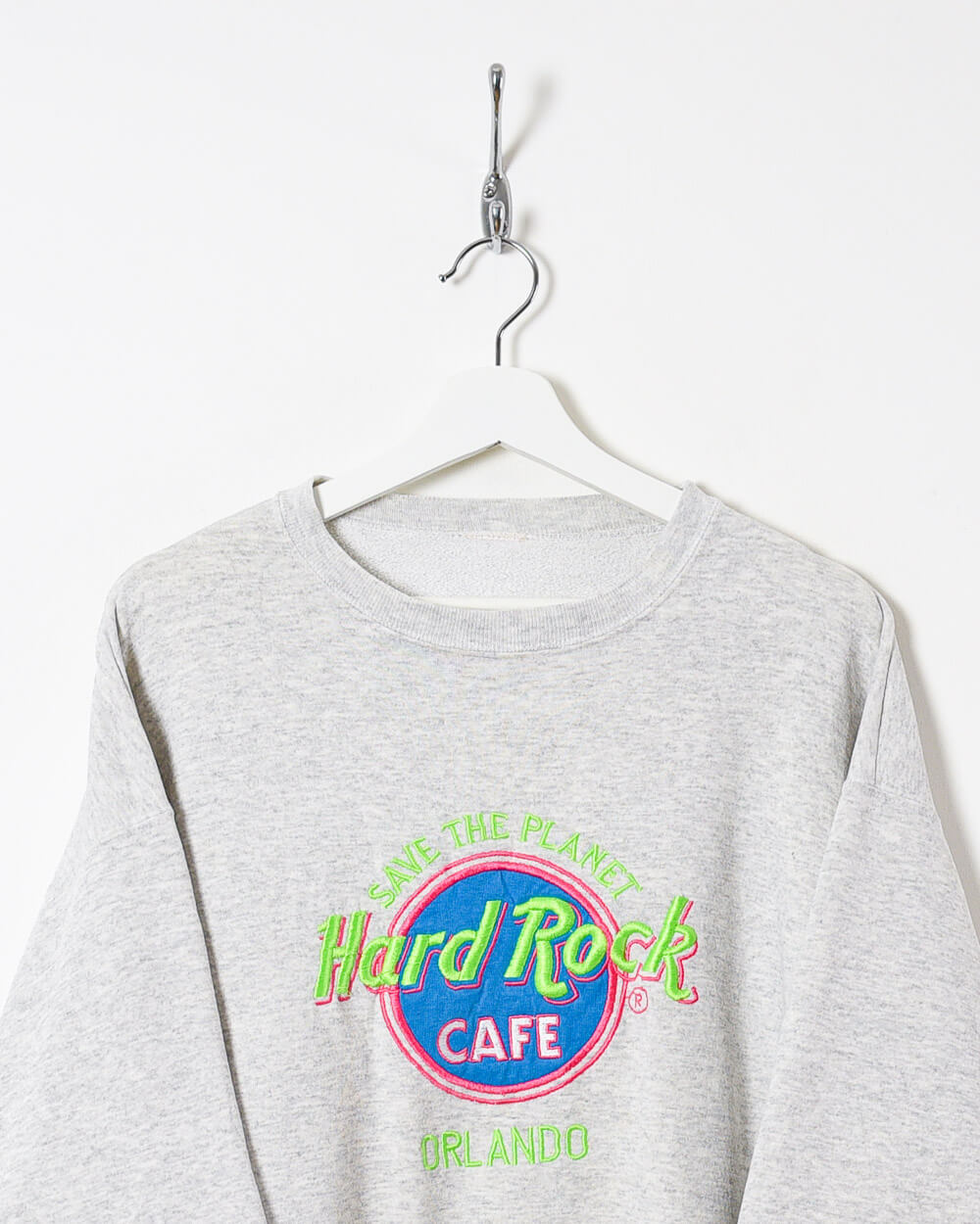 Hard Rock Café Save the Planet Orlando Sweatshirt - Medium - Domno Vintage 90s, 80s, 00s Retro and Vintage Clothing 