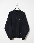 Champion 1/4 Zip Fleece - X-Large - Domno Vintage 90s, 80s, 00s Retro and Vintage Clothing 