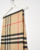 Neutral Burberry Cashmere Scarf