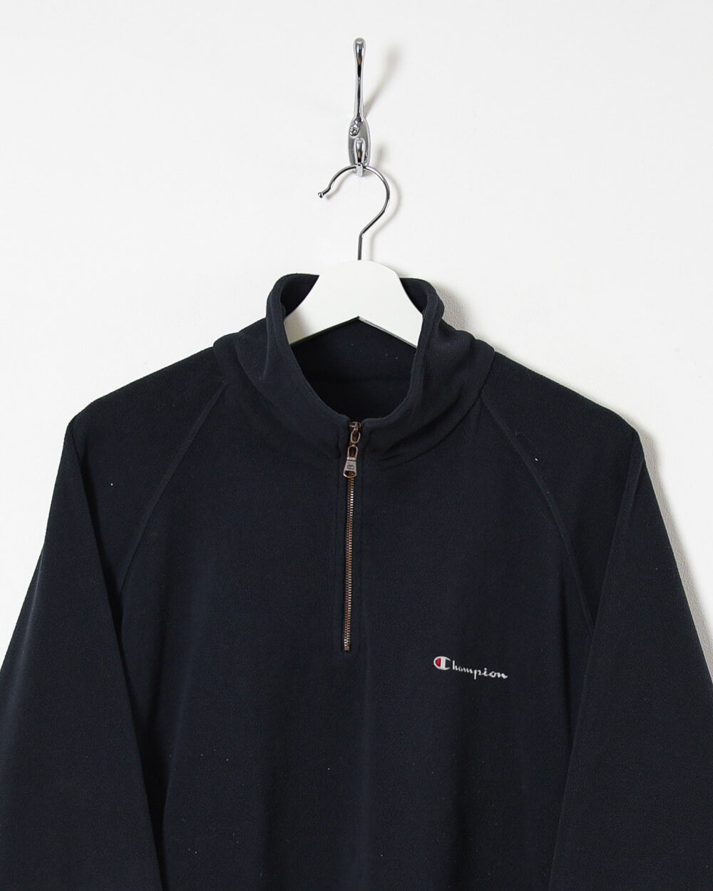 Champion 1/4 Zip Fleece - X-Large - Domno Vintage 90s, 80s, 00s Retro and Vintage Clothing 