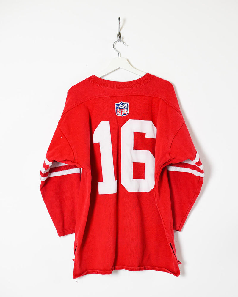 Nike NFL San Francisco 49ers Nike Jersey Hoodie Top Red - Gym Red