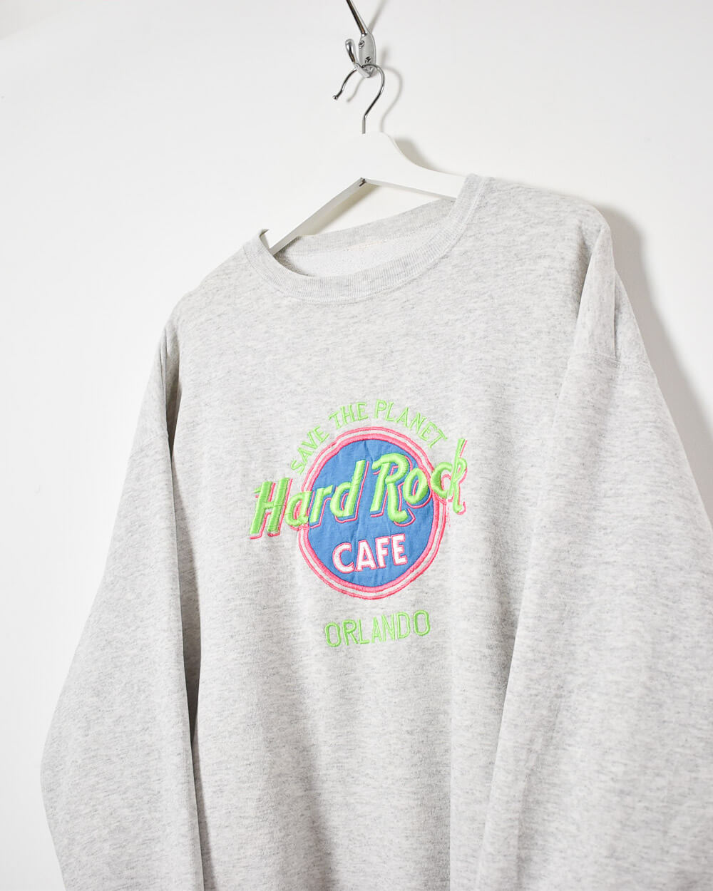 Hard Rock Café Save the Planet Orlando Sweatshirt - Medium - Domno Vintage 90s, 80s, 00s Retro and Vintage Clothing 