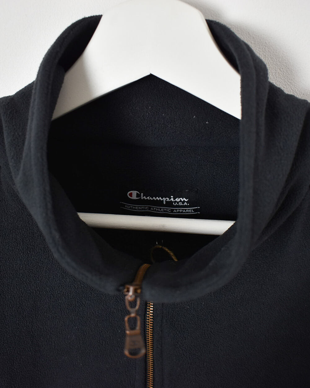 Champion 1/4 Zip Fleece - X-Large - Domno Vintage 90s, 80s, 00s Retro and Vintage Clothing 