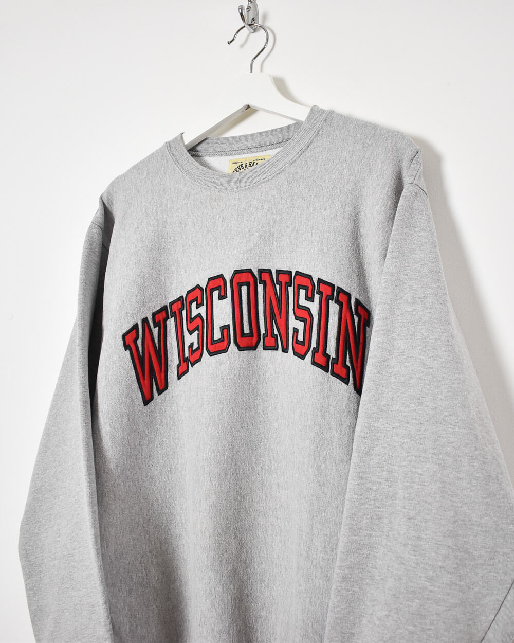 Steve & Barry's Wisconsin Sweatshirt - Medium - Domno Vintage 90s, 80s, 00s Retro and Vintage Clothing 