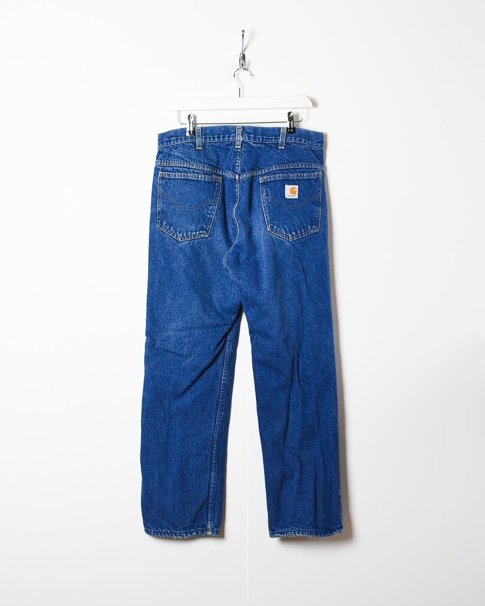 Blue Carhartt Flannel Lined Jeans - W32 L30