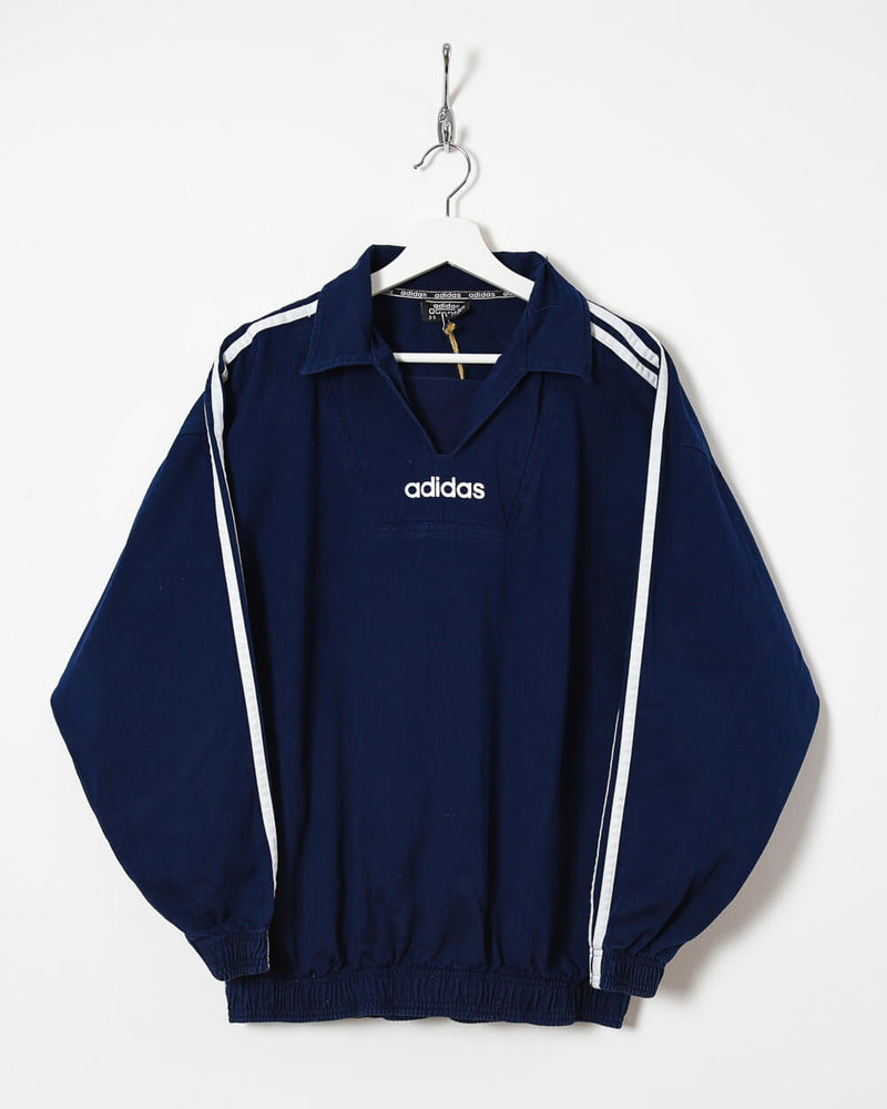 Adidas Drill Pullover Jacket - Medium - Domno Vintage 90s, 80s, 00s Retro and Vintage Clothing 