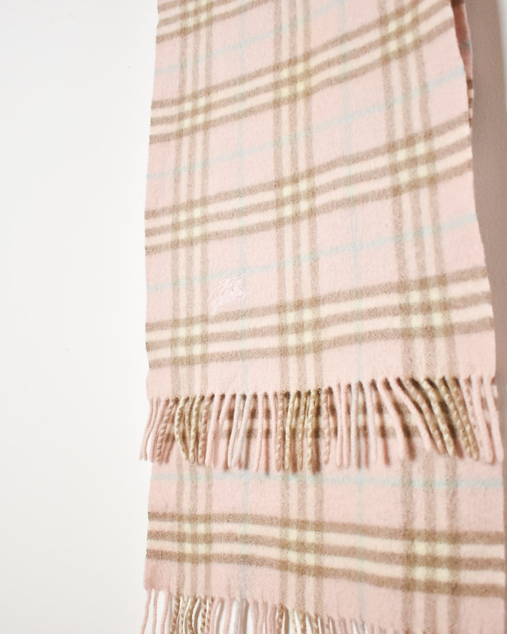 Burberry 50 cashmere 2025 50 wool scarf rosa