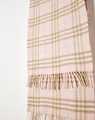 Pink Burberry Cashmere Wool Scarf