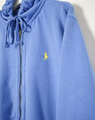 Ralph Lauren Zip-Through Hoodie - Large - Domno Vintage 90s, 80s, 00s Retro and Vintage Clothing 