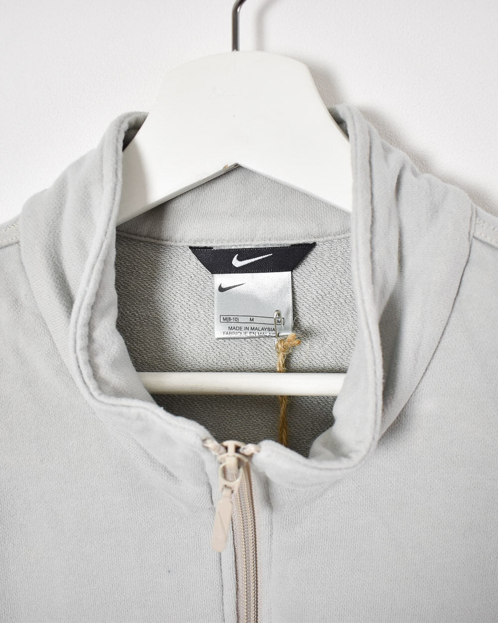 Nike Women's Zip-Through Sweatshirt - Medium - Domno Vintage 90s, 80s, 00s Retro and Vintage Clothing 