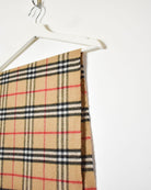 Neutral Burberry Lambswool Scarf