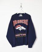 Navy Lee Broncos Denver NFL Sweatshirt - X-Large