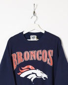 Navy Lee Broncos Denver NFL Sweatshirt - X-Large