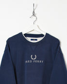 Fred Perry Sweatshirt - Medium - Domno Vintage 90s, 80s, 00s Retro and Vintage Clothing 