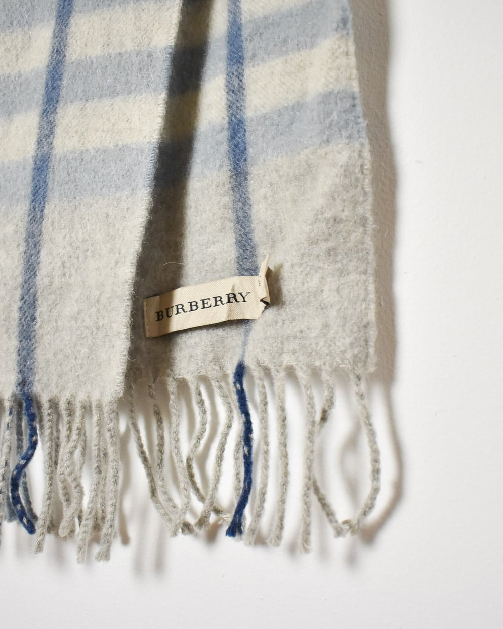 Stone Burberry Cashmere Scarf