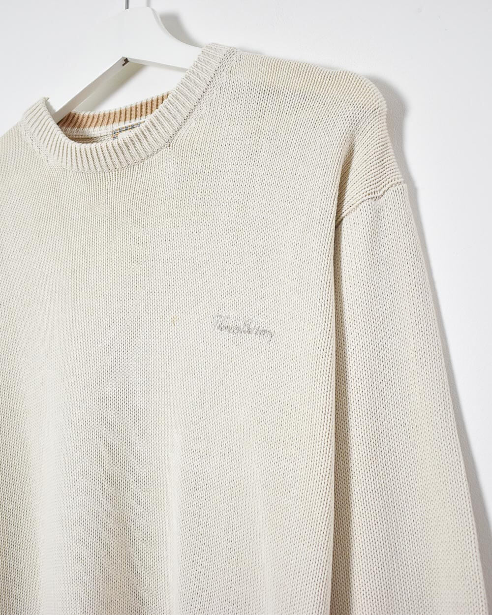 Thomas Burberry Knitted Sweatshirt - Small - Domno Vintage 90s, 80s, 00s Retro and Vintage Clothing 
