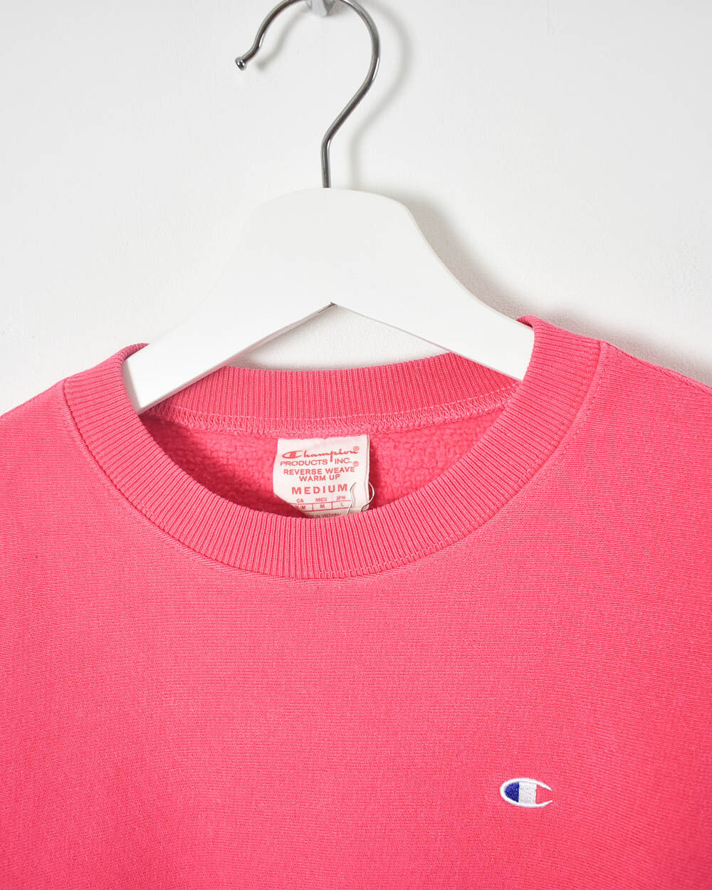 Vintage 10s+ Cotton Plain Pink Champion Reverse Weave