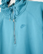 Nike 1/2 Zip Hoodie - Small - Domno Vintage 90s, 80s, 00s Retro and Vintage Clothing 