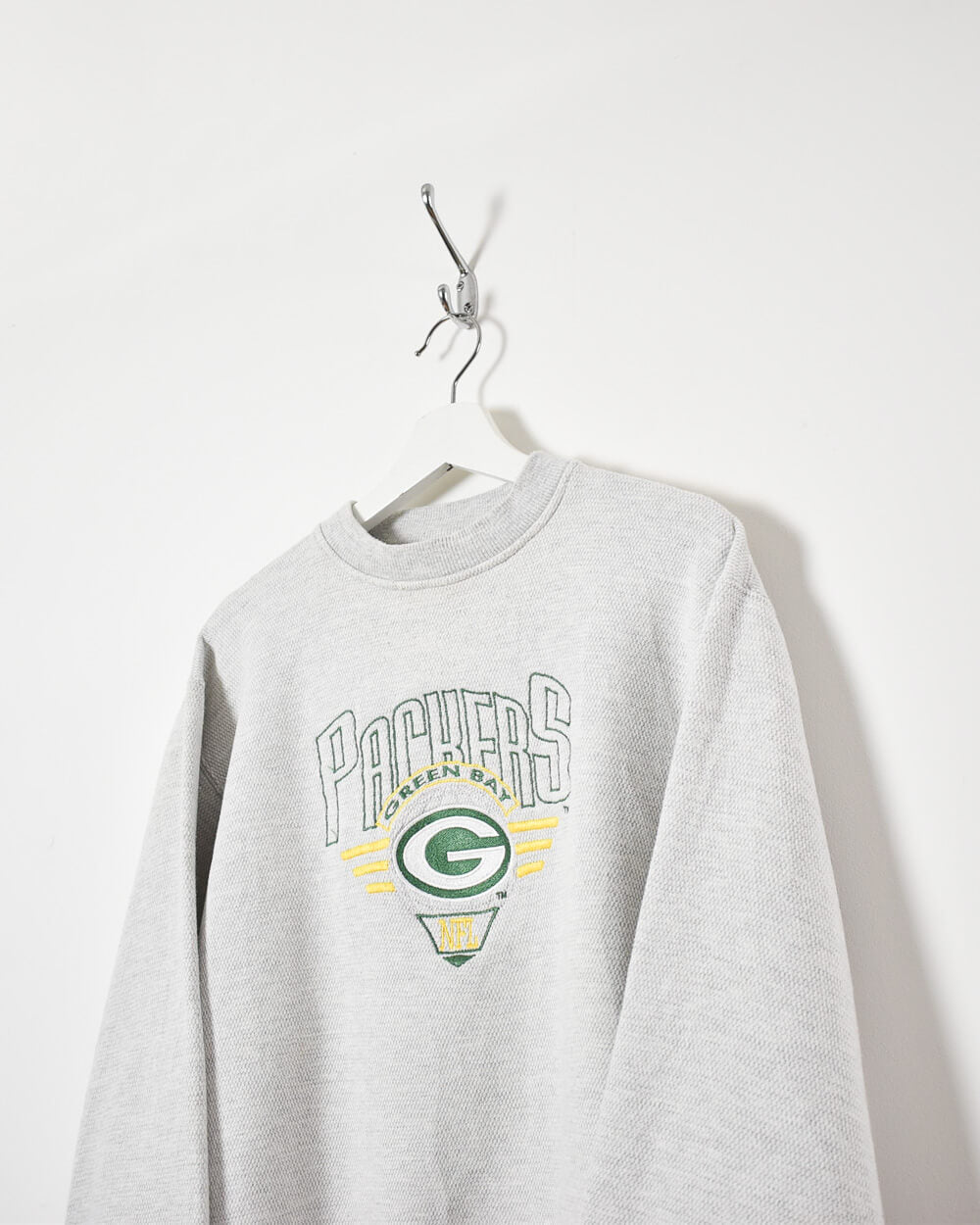 Logo 7 Green Bay Packers Sweatshirt - Medium - Domno Vintage 90s, 80s, 00s Retro and Vintage Clothing 