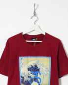 Stussy T-Shirt - Medium - Domno Vintage 90s, 80s, 00s Retro and Vintage Clothing 