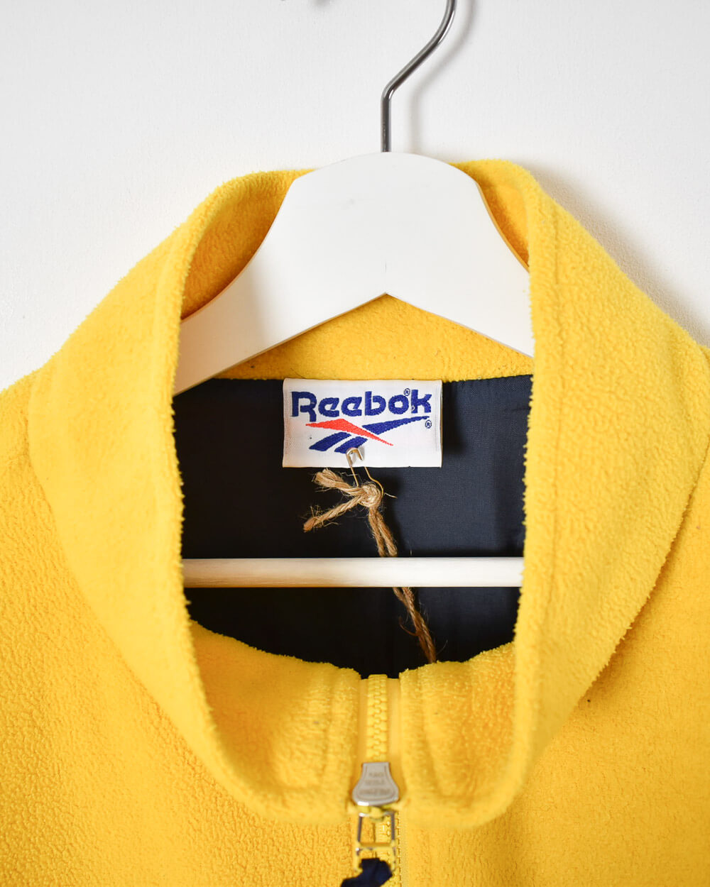 Reebok Zip-Through Fleece - XX-Large - Domno Vintage 90s, 80s, 00s Retro and Vintage Clothing 