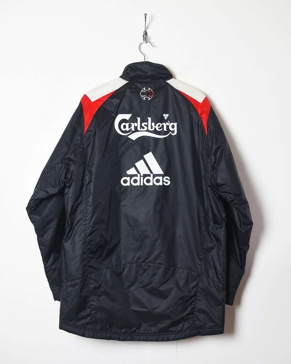 Black Adidas Liverpool Long Coat - Small
