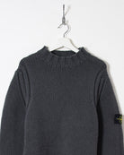 Stone Island 90s Woollen Heavy Knitted Sweatshirt - Large - Domno Vintage 90s, 80s, 00s Retro and Vintage Clothing 