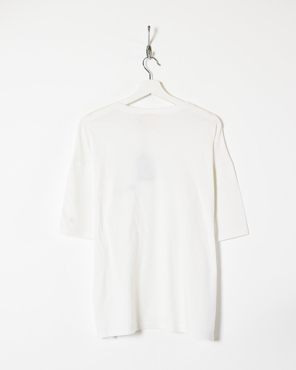 White Champion Reverse Weave T-Shirt - Large