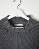 Stone Island 90s Woollen Heavy Knitted Sweatshirt - Large - Domno Vintage 90s, 80s, 00s Retro and Vintage Clothing 