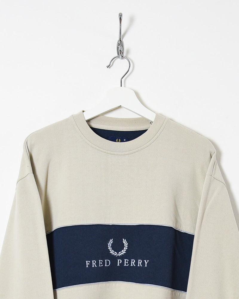 Fred Perry Sweatshirt - Medium - Domno Vintage 90s, 80s, 00s Retro and Vintage Clothing 