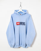 Diesel Denim Division Hoodie - XX-Large - Domno Vintage 90s, 80s, 00s Retro and Vintage Clothing 