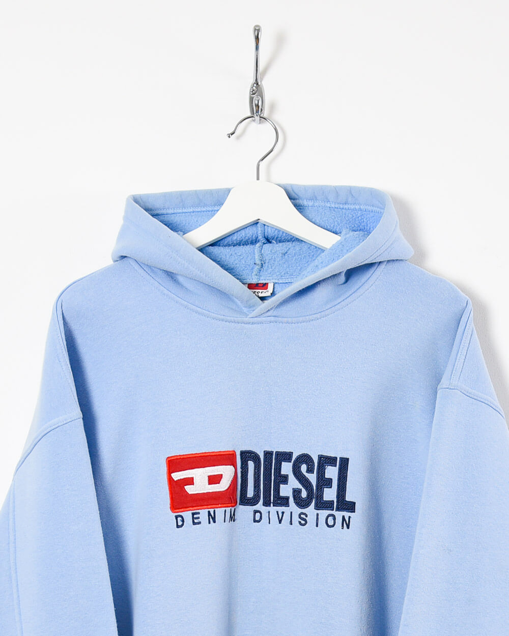Diesel Denim Division Hoodie - XX-Large - Domno Vintage 90s, 80s, 00s Retro and Vintage Clothing 