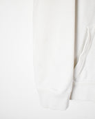 White Polo Ralph Lauren Zip-Through Hoodie - Large