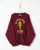 Maroon Gold's Gym Sweatshirt - X-Large