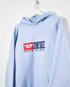 Diesel Denim Division Hoodie - XX-Large - Domno Vintage 90s, 80s, 00s Retro and Vintage Clothing 