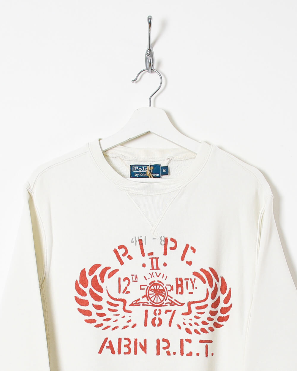 Ralph Lauren Women's ABN R.C.T Sweatshirt - Medium - Domno Vintage 90s, 80s, 00s Retro and Vintage Clothing 