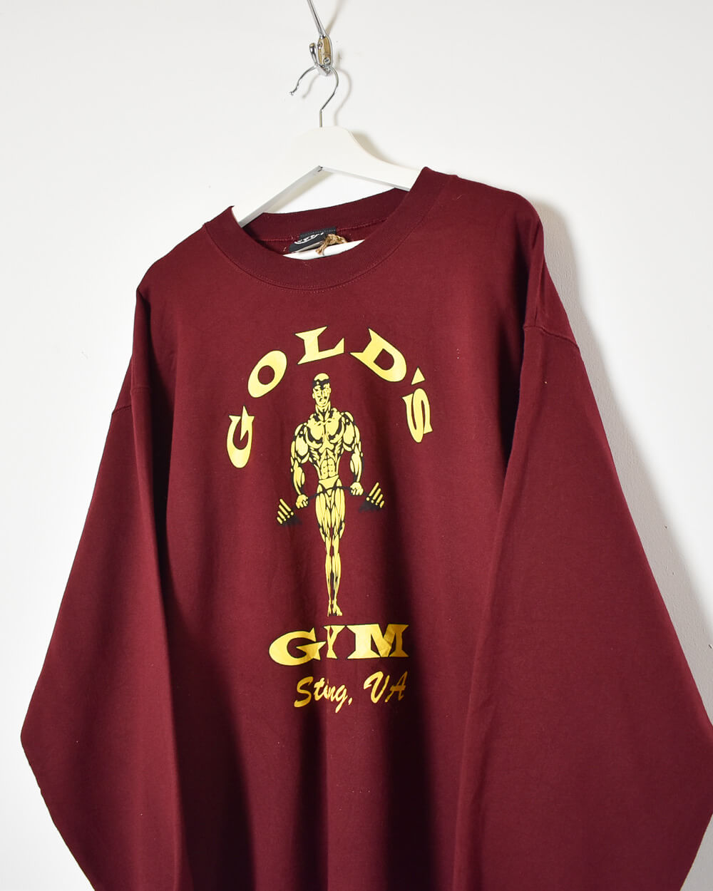 Maroon Gold's Gym Sweatshirt - X-Large